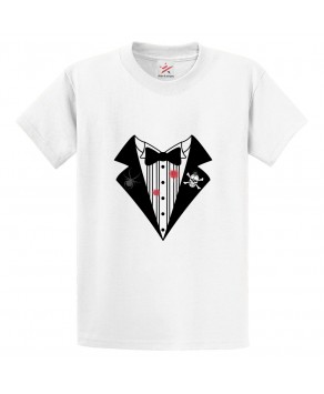 Tuxedo Formal Classic Unisex Kids and Adults T-Shirt for Gentlemen